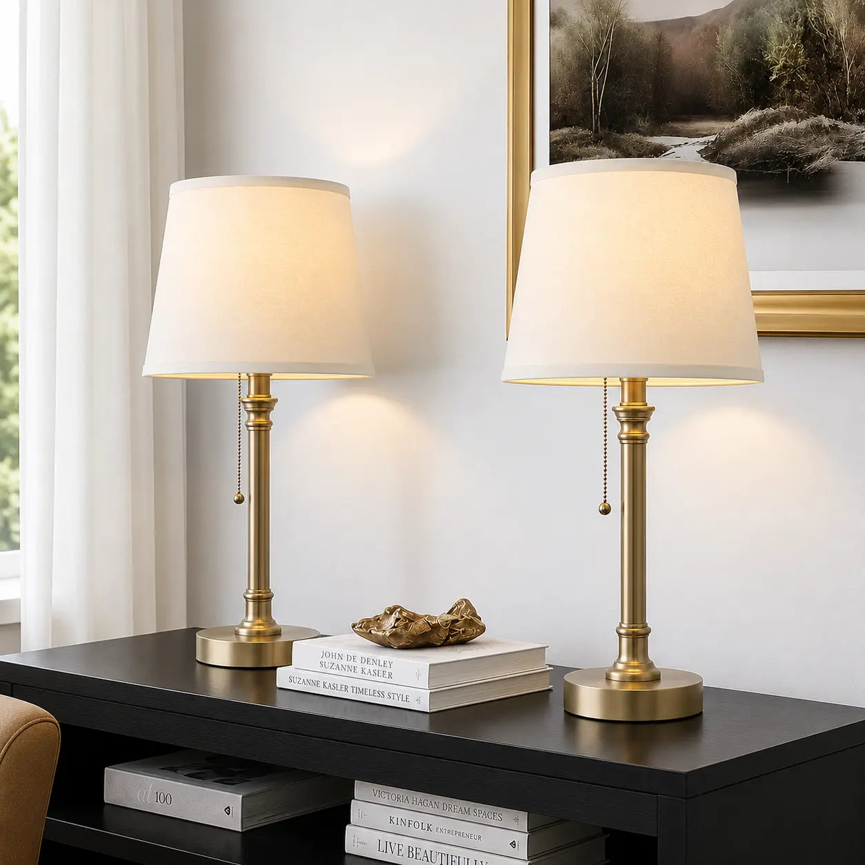 Modern Table Lamps, Table Lamps Set of 2, Warm Gold Table Lamps, Gold Bedside Lamps, Pull Chain Table Lamp, Linen Fabric Lamp Shade, Bedroom Table Lamp, Bedside Lamp, Nightstand Lamp, Living Room Table Lamp, Home Office Table Lamp, Modern Home Lighting, Decorative Table Lamp, Accent Table Lamp, Contemporary Table Lamp, Cozy Lighting, Ambient Lighting, Reading Lamp, Luxury Table Lamps, Indoor Lighting, Modern Home Décor, Bedroom Lighting, Living Room Lighting, Side Table Lamp, Small Table Lamp, Elegant Table